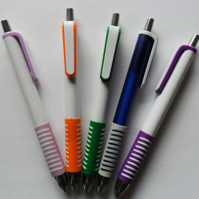 【廠家批發(fā) 優(yōu)質(zhì)塑料掛鉤按動(dòng)圓珠筆 廣告筆】價(jià)格,廠家,圖片,圓珠筆、原子筆,桐廬燁豪筆業(yè)-